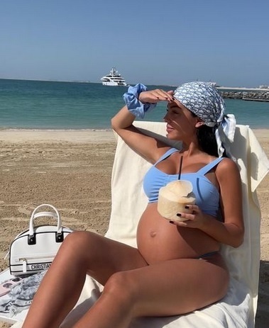 Georgina Rodriguezová počas tehotenstva.