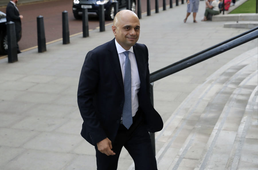 Minister zdravotníctva Sajid Javid.