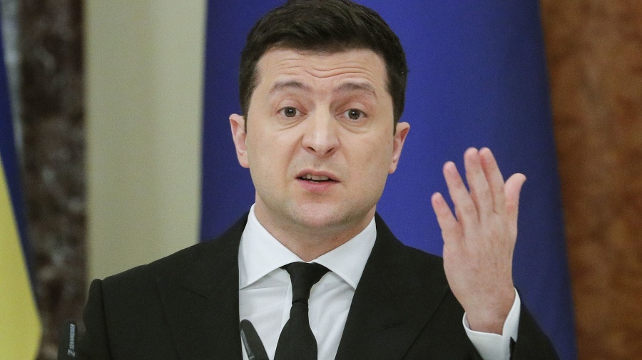 Ukrajinský prezident Volodymyr Zelenskyj.