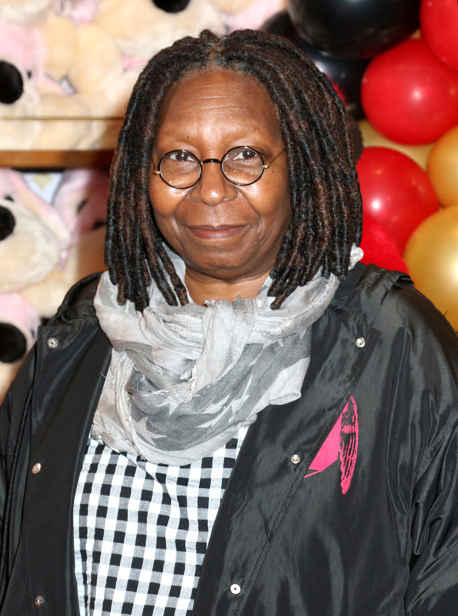 Herečka Whoopi Goldberg.