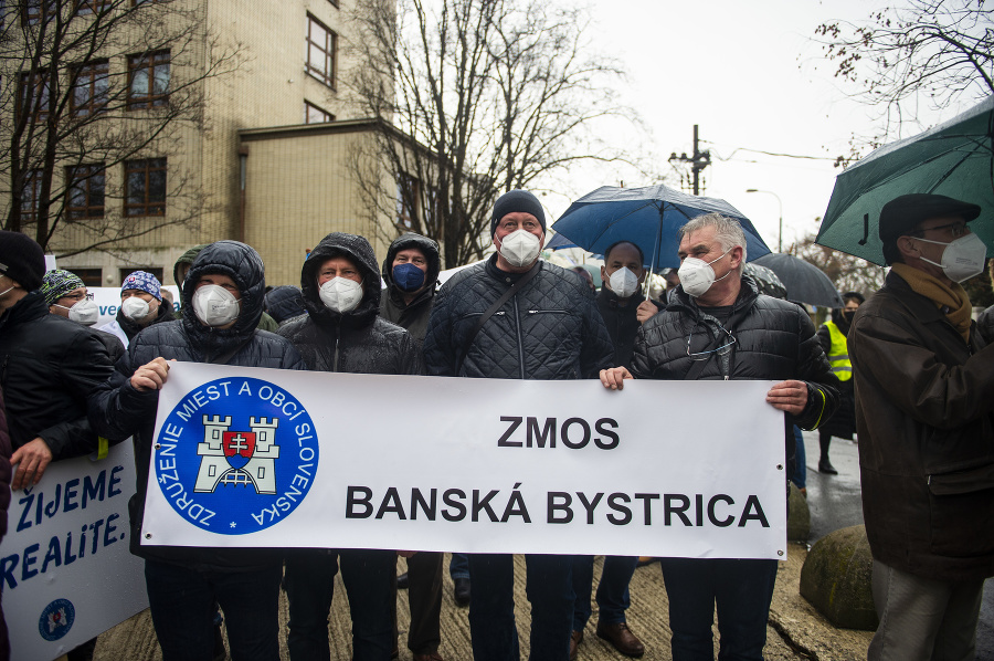 ZMOS protestuje v Bratislave