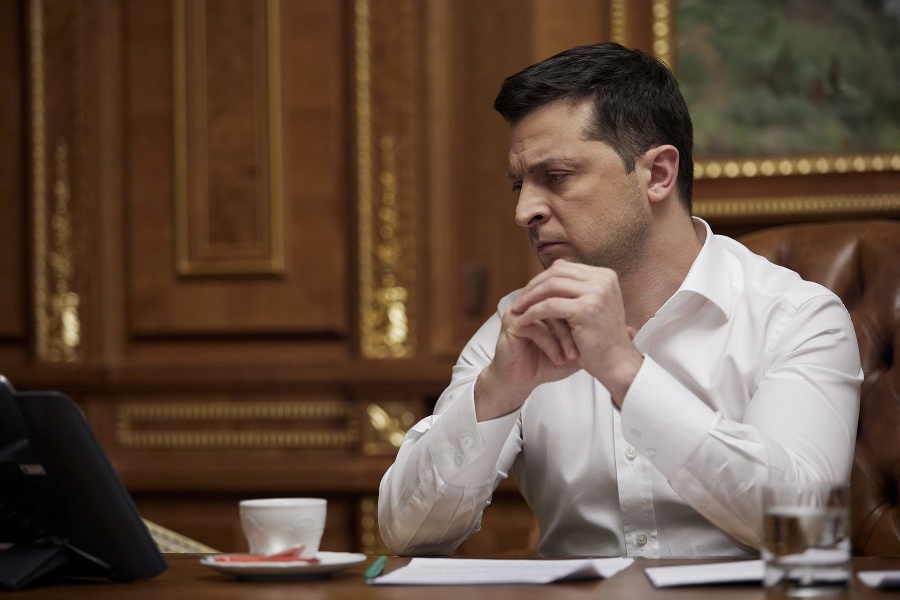 Ukrajinský prezident Volodymyr Zelenskyj