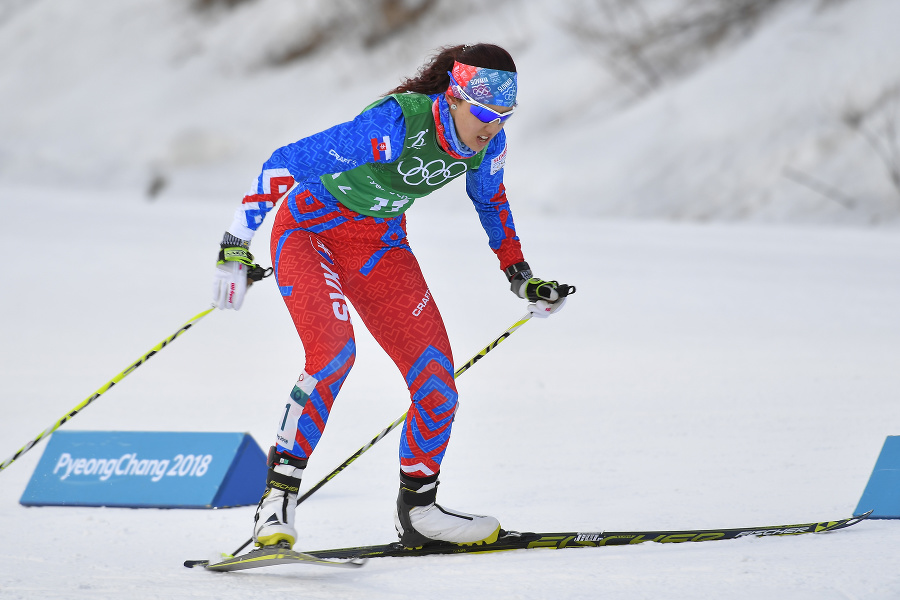 Slovenská bežkyňa na lyžiach