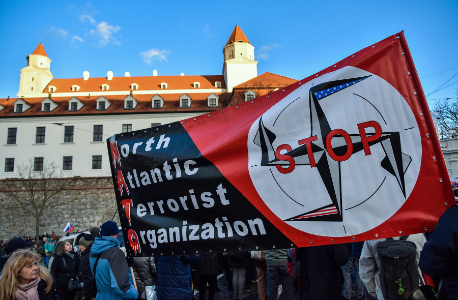 Protest hnutia Republika proti