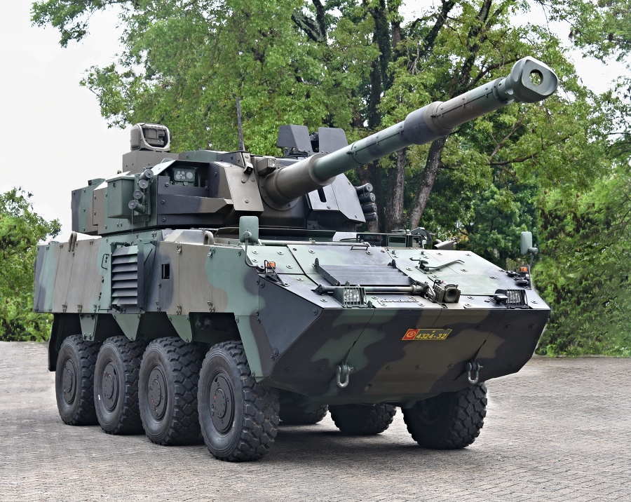Kolesové bojové obrnené vozidlo na podvozku Pandur II 8x8 pre indonézsku armádu.