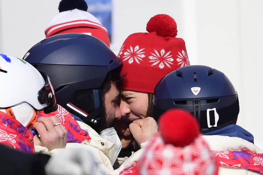 Na snímke slovenská lyžiarka