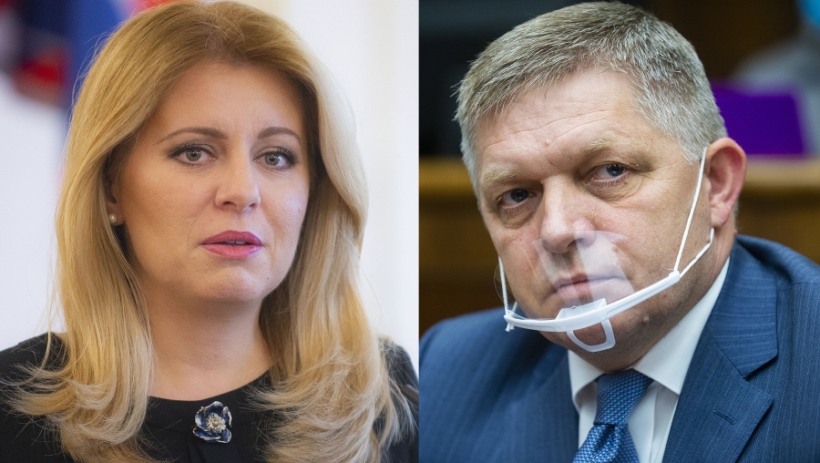 Zuzana Čaputová, Robert Fico.