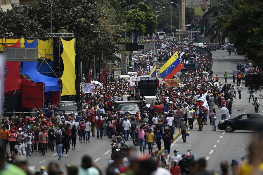 Vo venezuelskej metropole Caracas