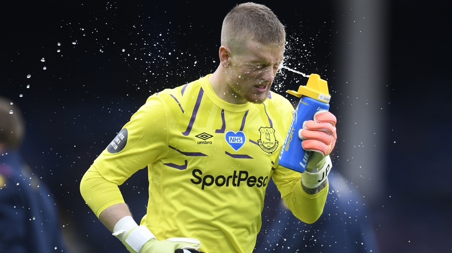 Brankár Evertonu Jordan Pickford