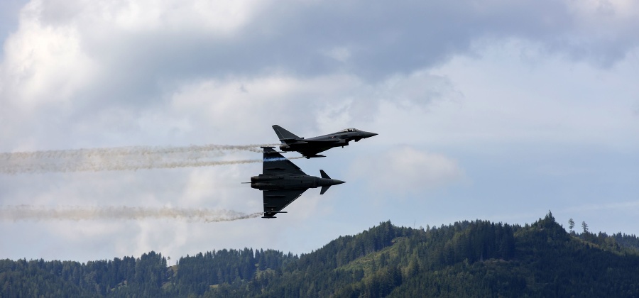 Stíhačky sú typu Eurofighter