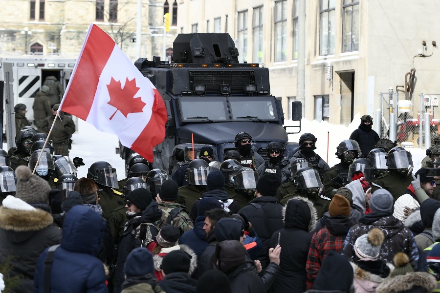 Krátko pred policajným zásahom