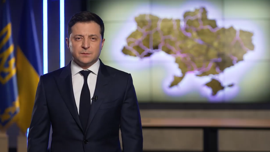 Ukrajinský prezident Volodymyr Zelenskyj