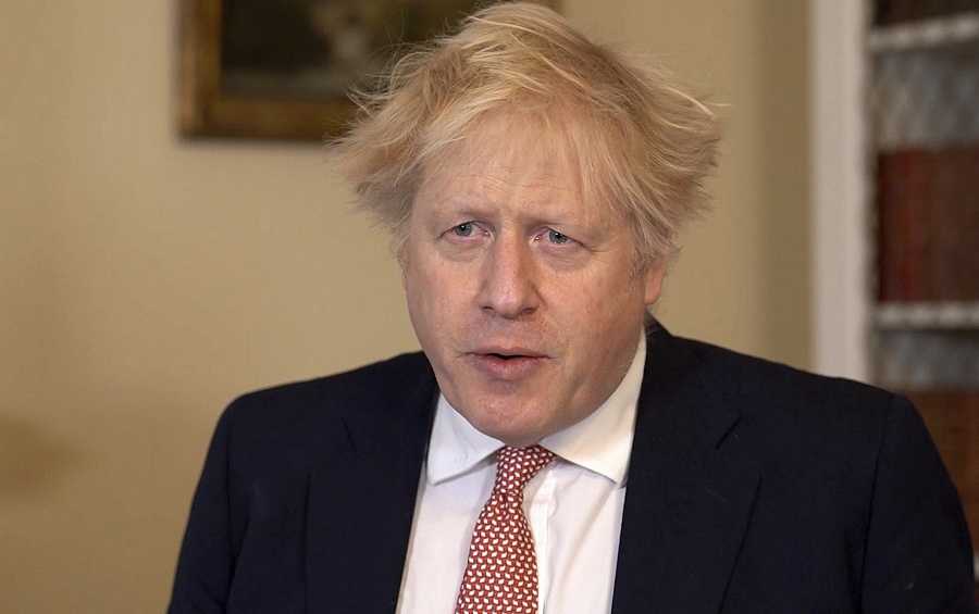 Britský premiér Boris Johnson. 