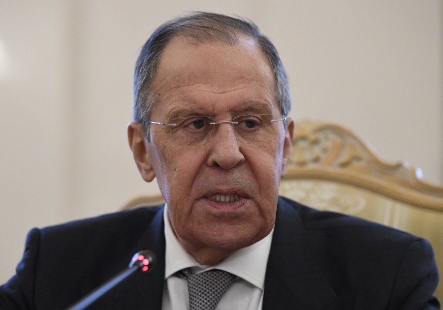 Minister zahraničných vecí Ruskej federácie Sergej Lavrov.