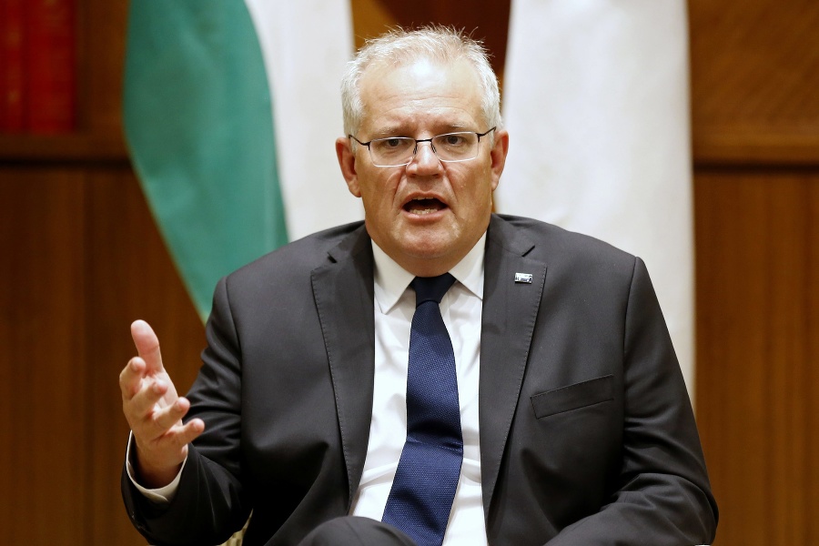 Austrálsky premiér Scott Morrison.