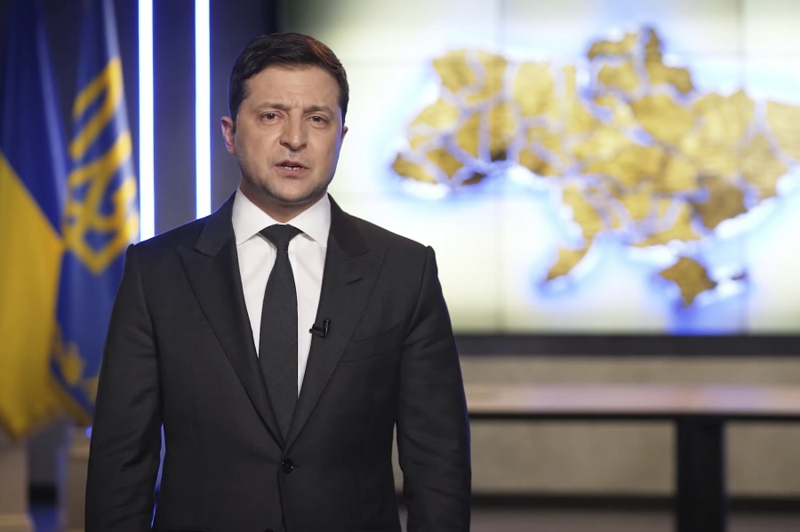 Ukrajinský prezident Volodymyr Zelenskyj.