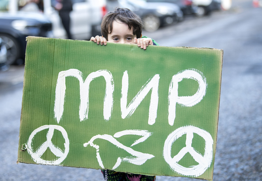 Deti si želajú mier.
