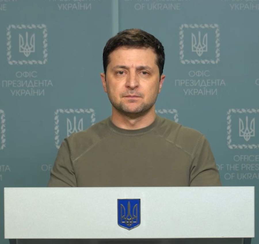 Ukrajinský prezident Volodymyr Zelenskyj.