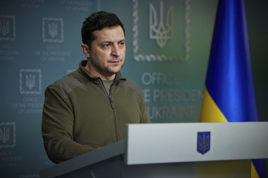 Ukrajinský prezident Volodymyr Zelenskyj.