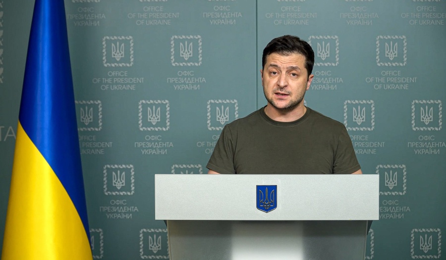 Ukrajinský prezident Volodymyr Zelenskyj.