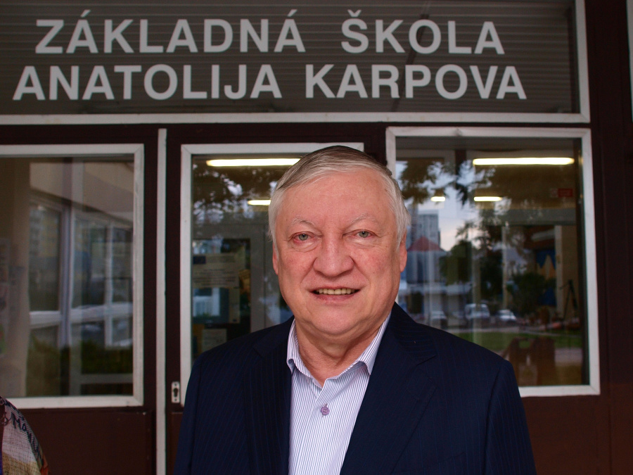 Šachový veľmajster Anatolij Karpov.