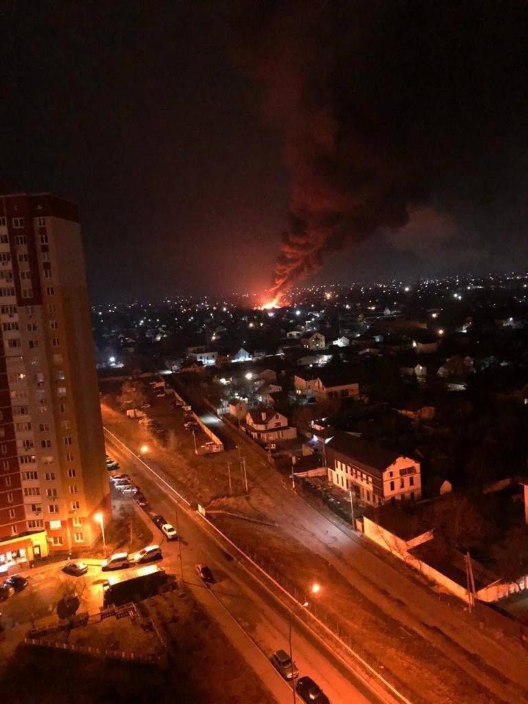 Ostreľovanie mesta Charkov.