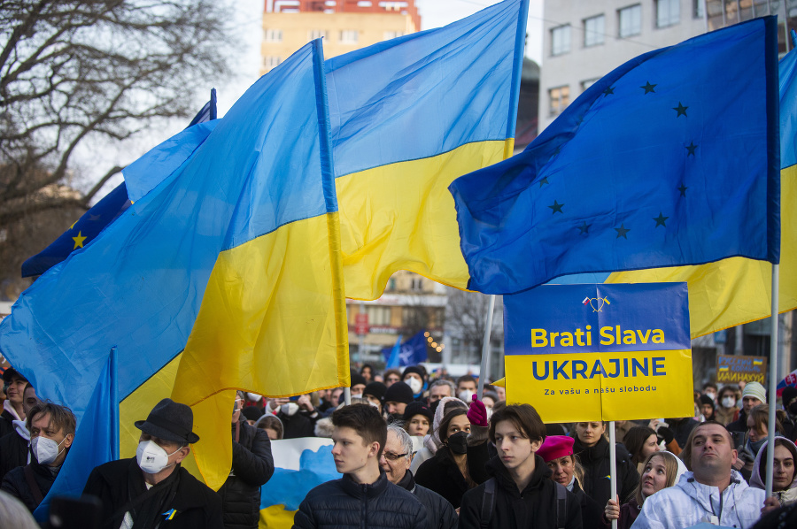 Protest Mier na Ukrajine