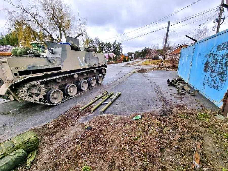 Ruské špeciálne jednotky utrpeli v okolí Kyjeva veľké straty.