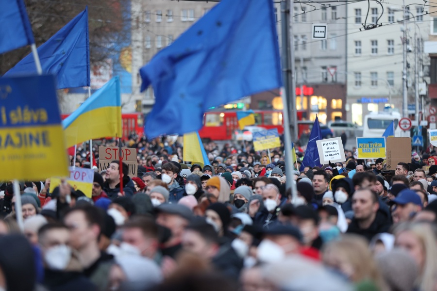 Protest za mier na