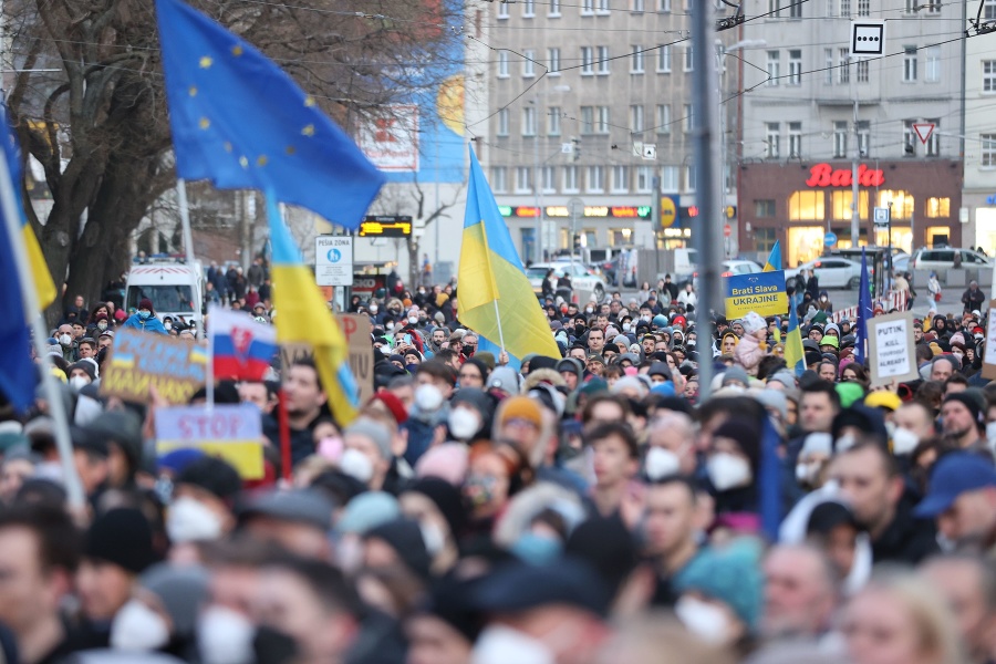 Protest za mier na