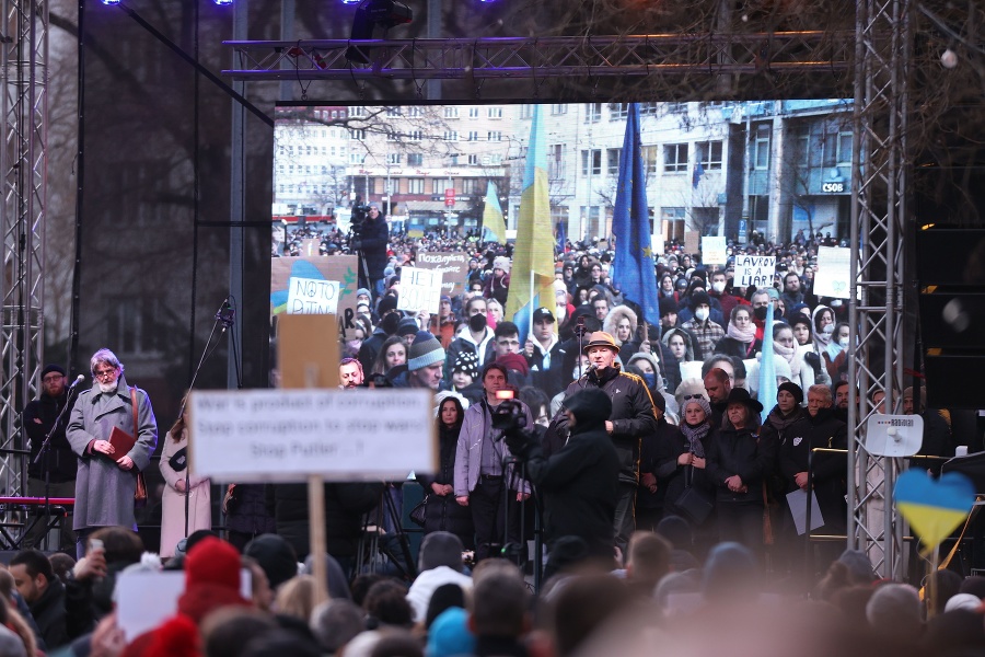 Protest za mier na