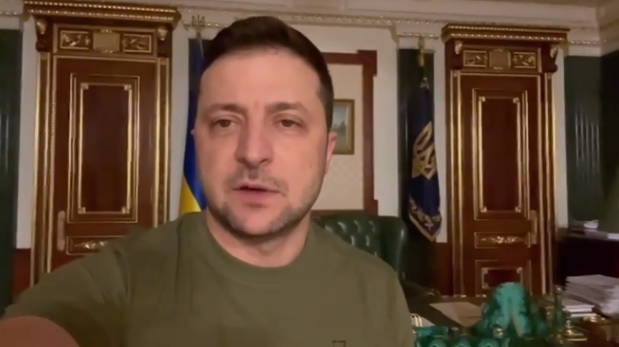 Ukrajinský prezident Volodymyr Zelenskyj.