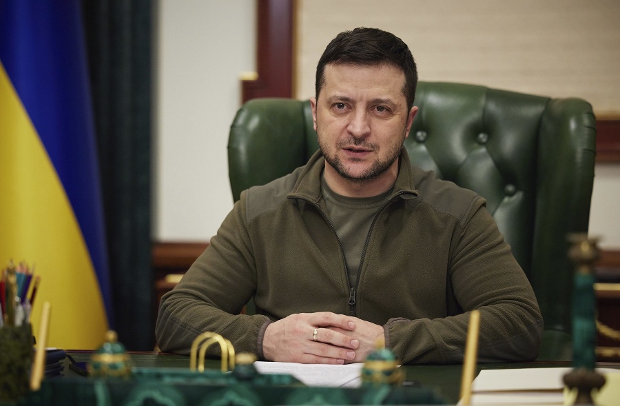 Ukrajinský prezident Volodymyr Zelenskyj.