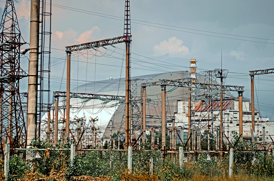 Černobyľská elektráreň.