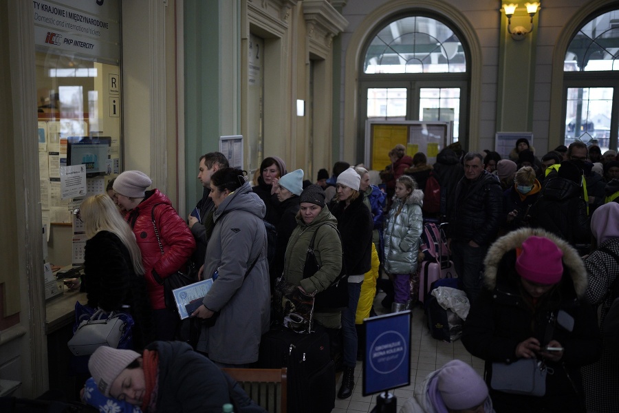 Ukrajinskí utečenci si kupujú