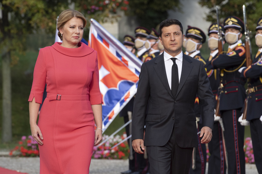 Prezidentka Čaputová a ukrajinská