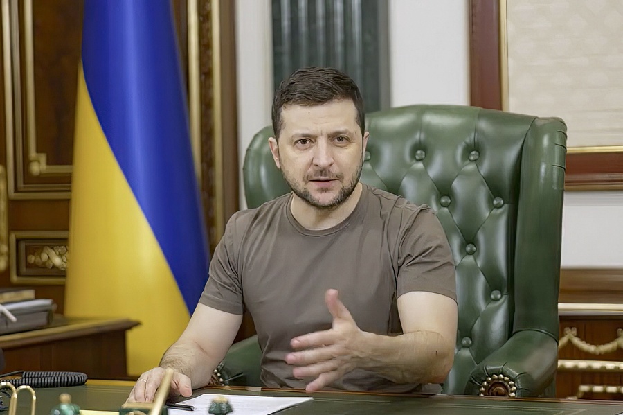 Ukrajinský prezident Volodymyr Zelenskyj