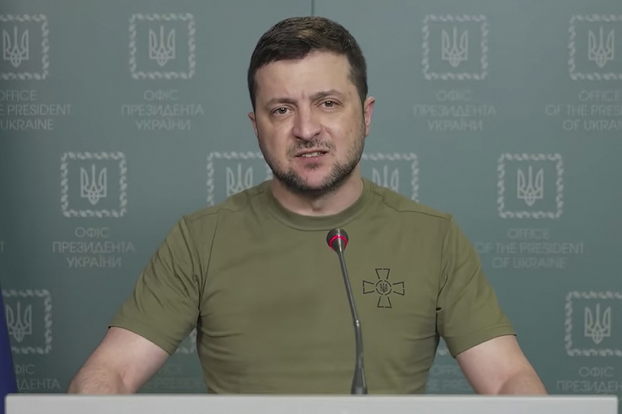 Ukrajinský prezident Volodymyr Zelenskyj.