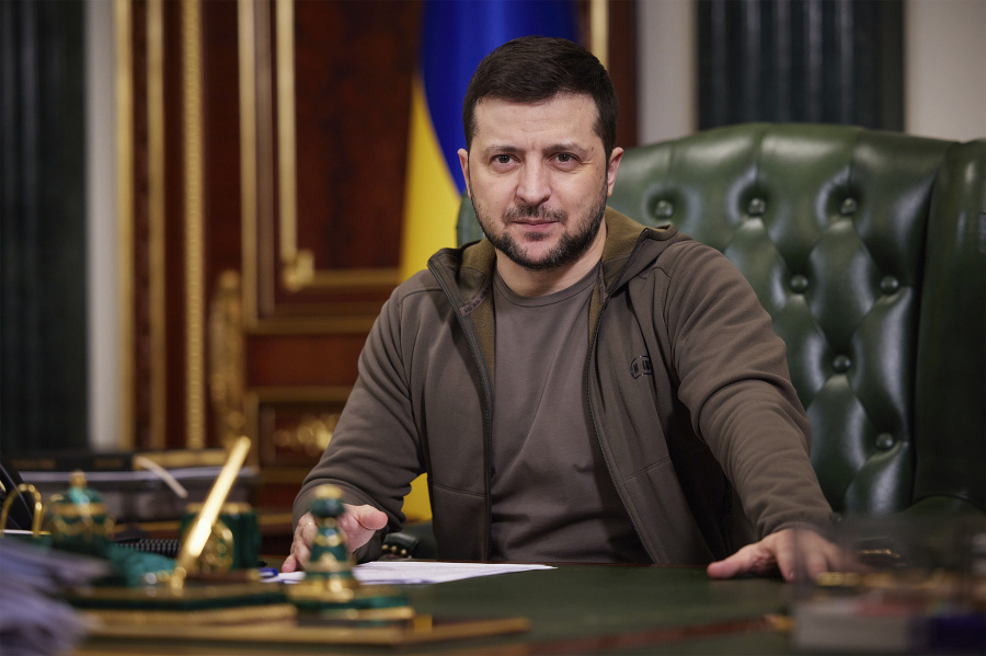 Volodymyr Zelenskyj, ukrajinský prezident.