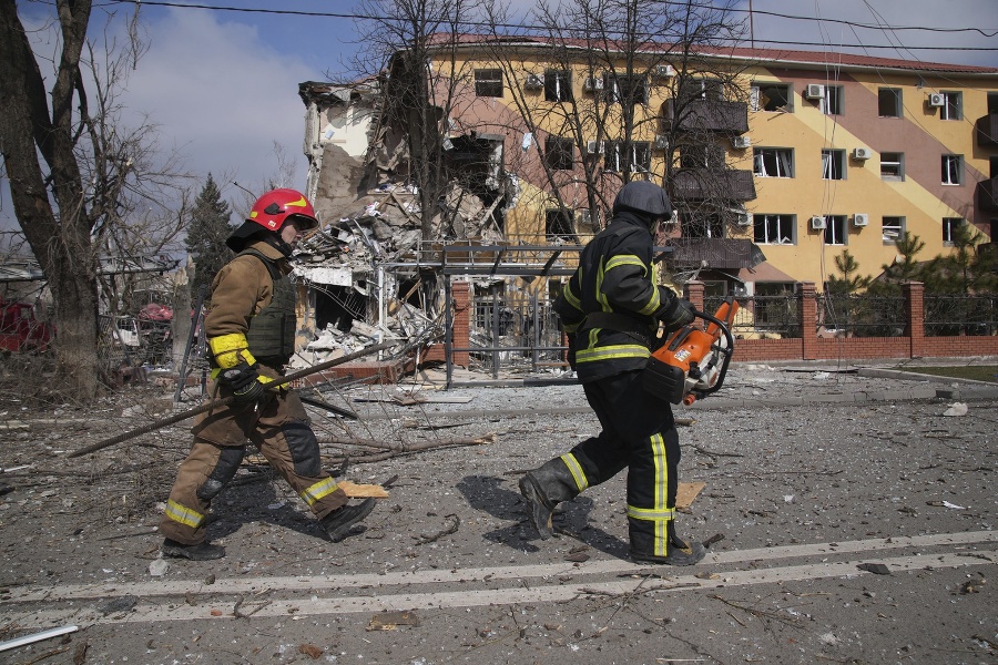 Ukrajinské mesto Mariupol po