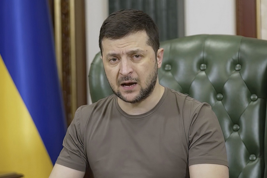 Ukrajinský prezident Volodymyr Zelenskyj.