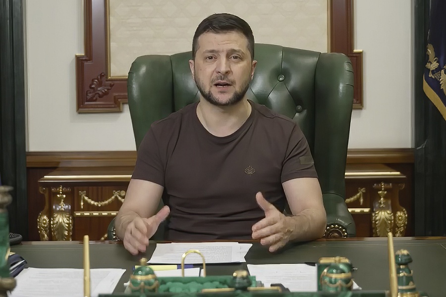 Ukrajinský prezident Volodymyr Zelenskyj.