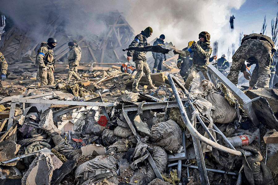 Takto pustoší ruské bombardovanie