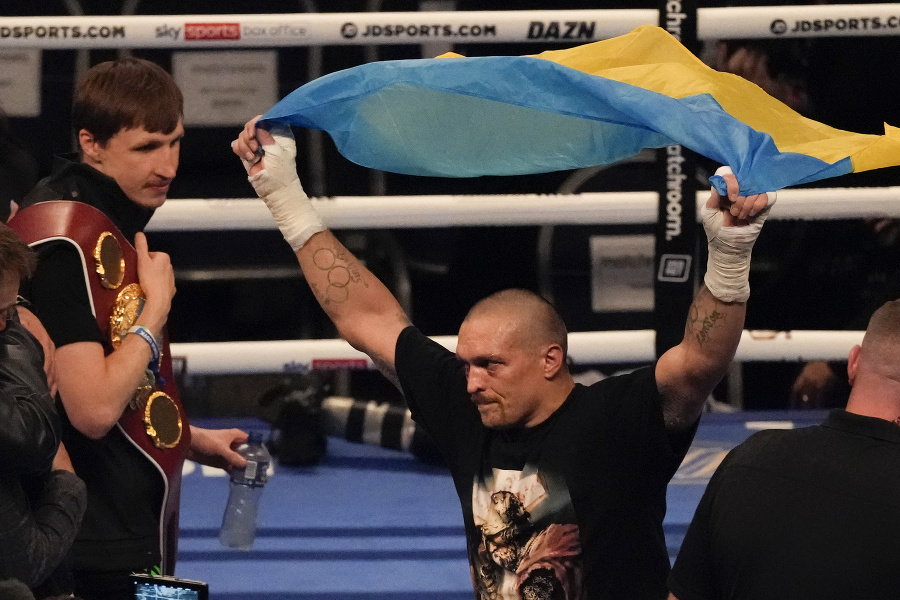 Ukrajinský boxer Oleksandr Usyk