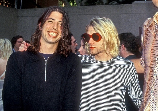 Nirvana: Kurt Cobain (vpravo)
