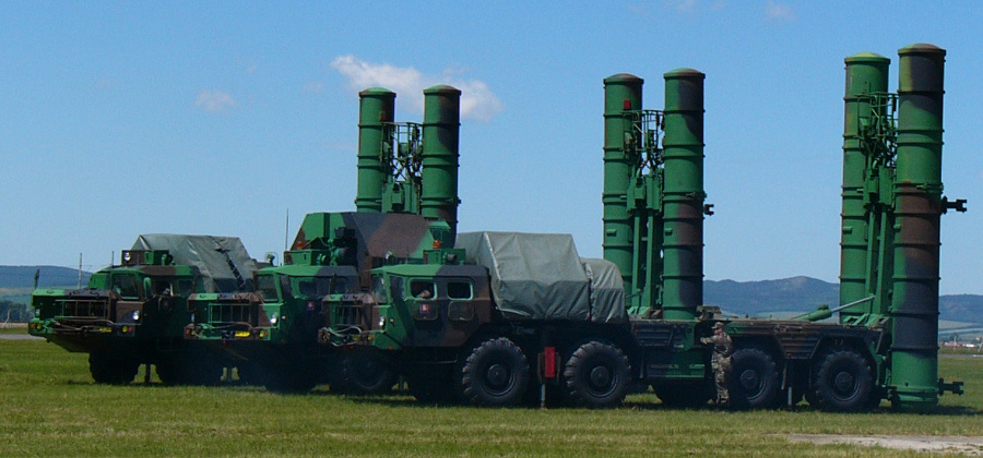 Systém protivzdušnej obrany S-300.