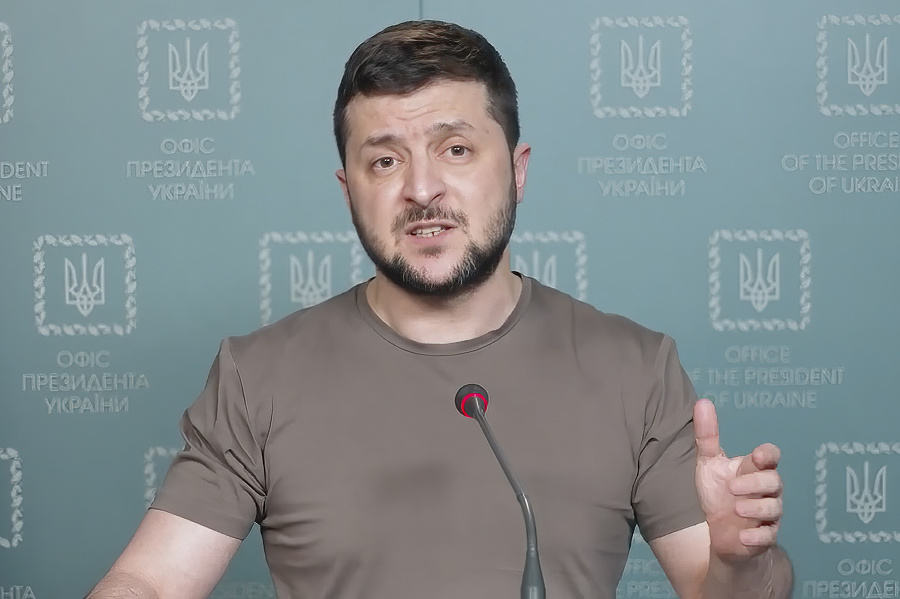 Ukrajinský prezident Volodymyr Zelenskyj