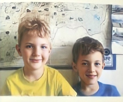 2016 - Bratia sa šťastne usmievajú. Na Slovensku sa im páči oveľa viac ako v Anglicku.
