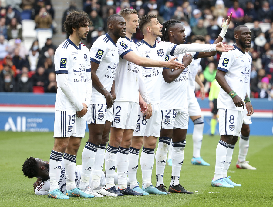 Futbalisti francúzskeho Bordeaux mali