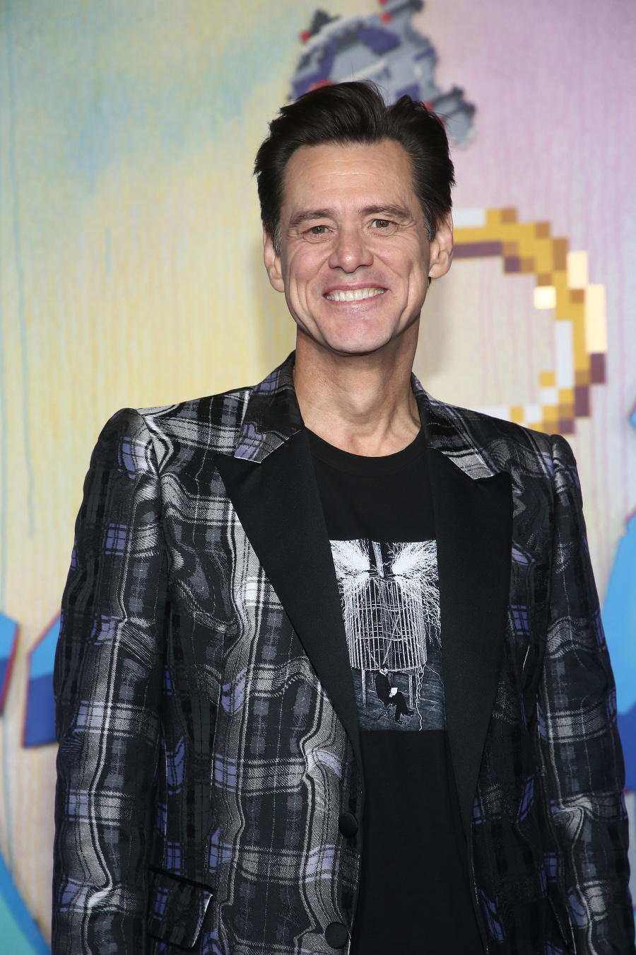 Jim Carrey na premietaní